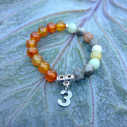 Life Path 3 Crystal Bracelet Front