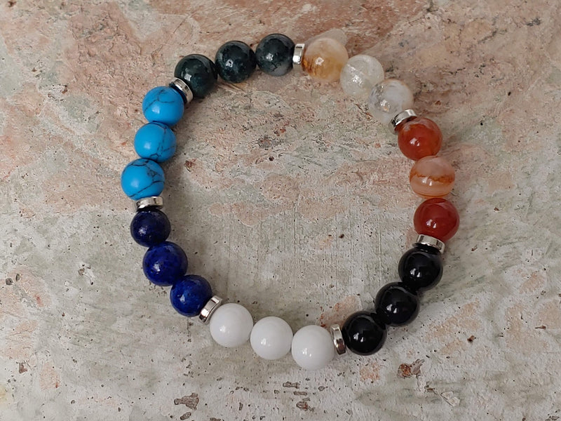 Chakra Crystal Bracelet Top