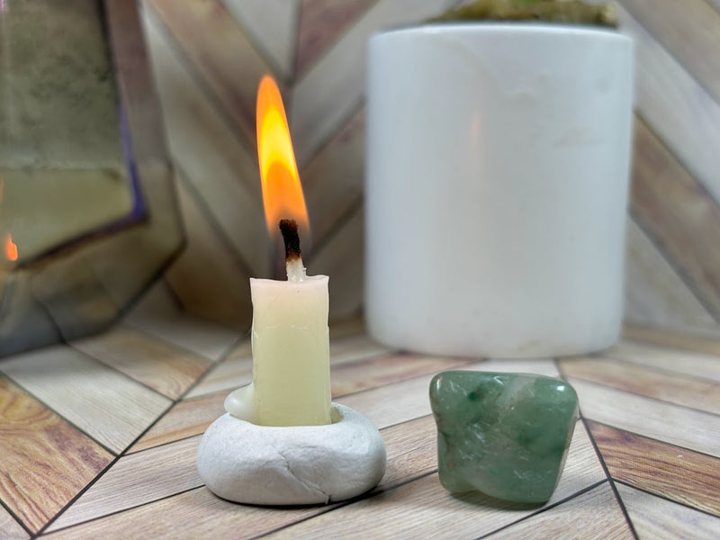 Mini Candle with Aventurine