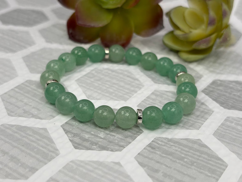 Aventurine Crystal Bracelet Handmade  Right