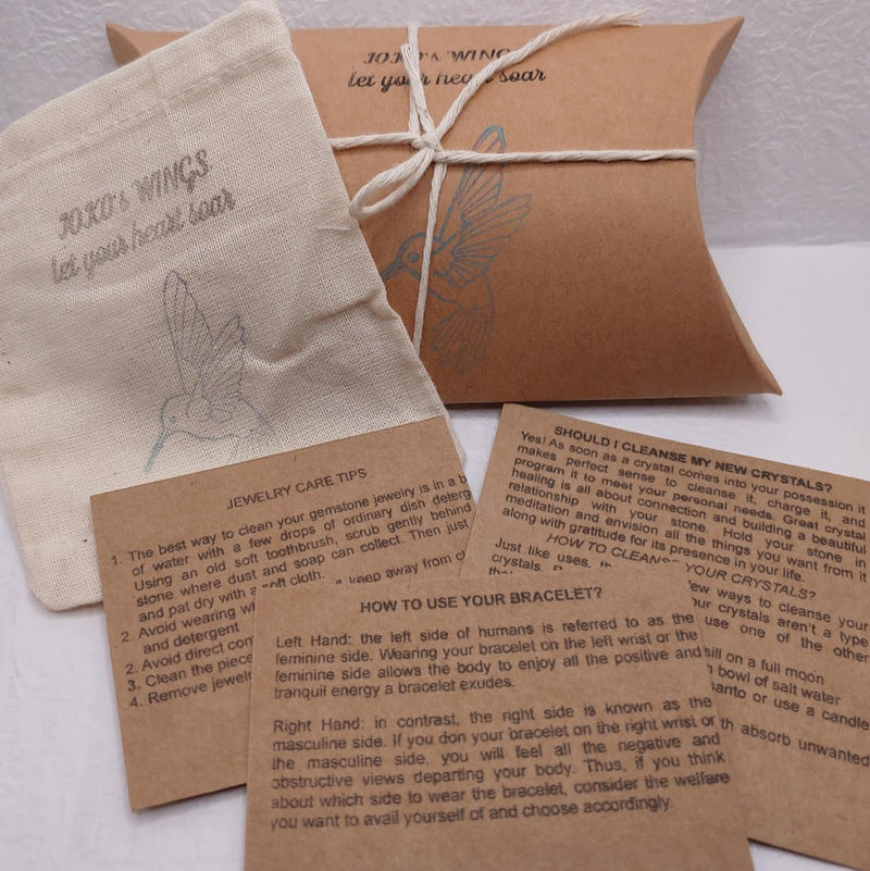 Shipped with Eco friendly Packaging with Product Details in Kraft paper