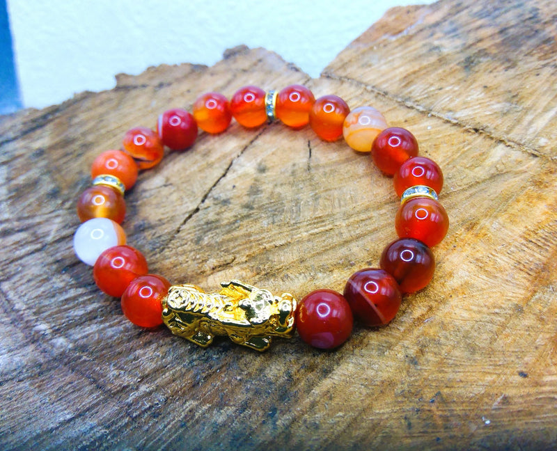 Pixiu Carnelian Bracelet Left