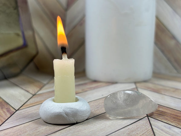 15-Minute Candle Meditation with Clear Quartz