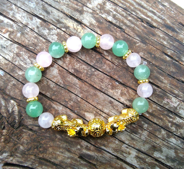 Double Pixiu Love and Prosperity Bracelet Top