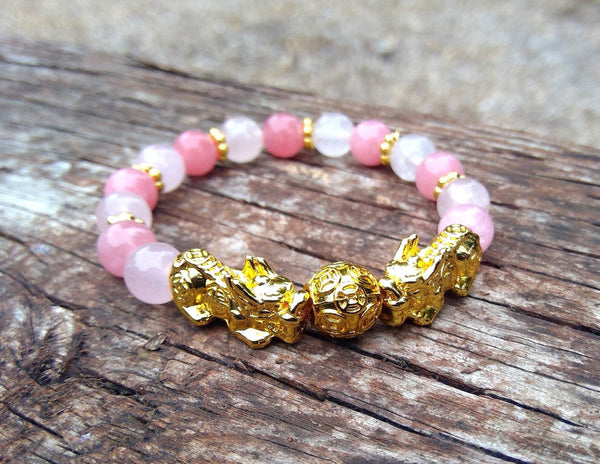 Double Pixiu Love Bracelet