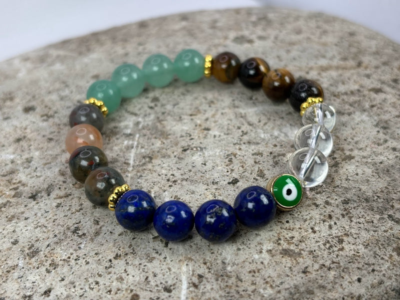 Illness and Health Protection with Evil Eye Crystal Bracelet Right