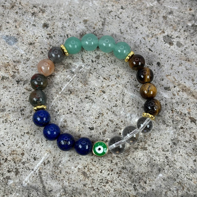 Illness and Health Protection with Evil Eye Crystal Bracelet Top