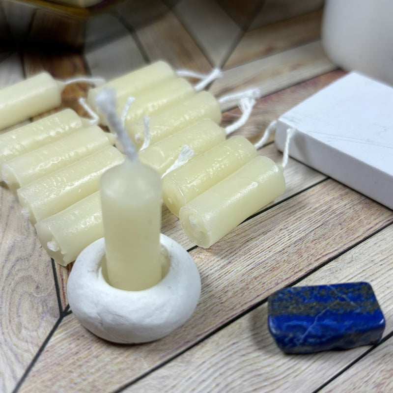 15-Minute Candle Meditation with  Lapis Lazuli Unlit