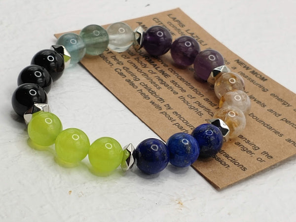 New Mom Crystal Bracelet Left