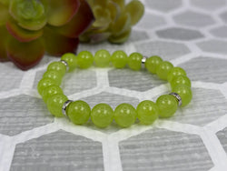 Peridot Crystal Bracelet Handmade