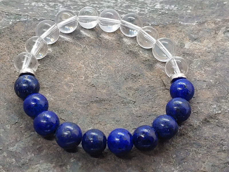 September Birthstone Bracelet with Clear Quartz Zoom