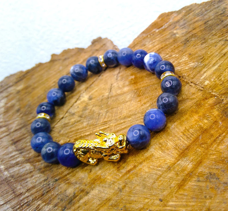 Sodalite Pixiu Bracelet Left