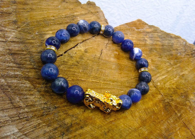 Sodalite Pixiu Bracelet Right