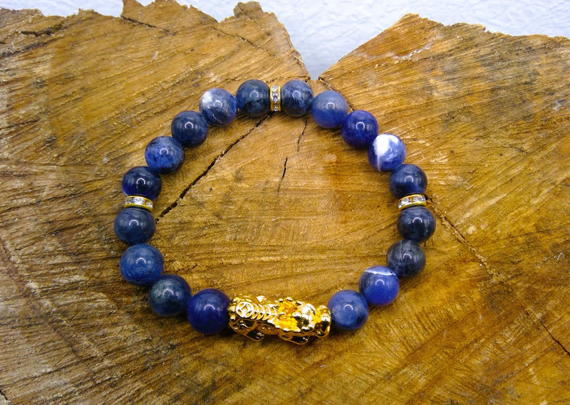 Sodalite Pixiu Bracelet Top