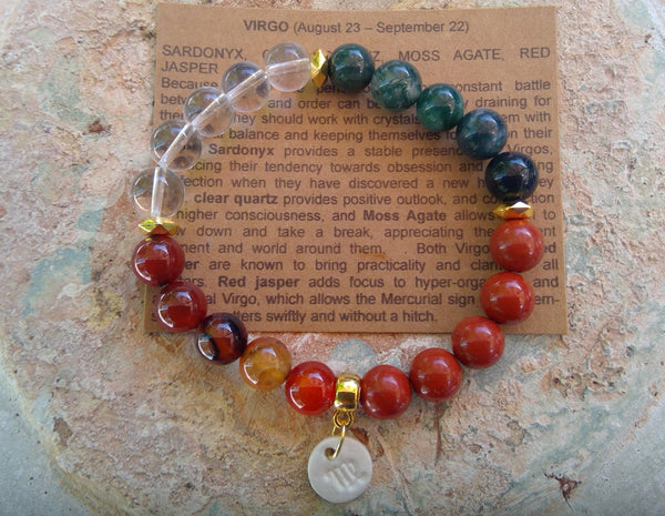 Virgo Crystal Bracelet Top