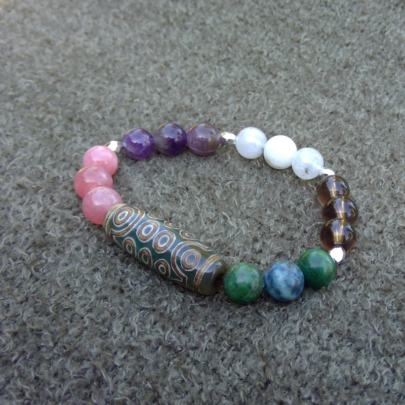 Loss healing bracelet Grief Healing Crystal Bracelet Left