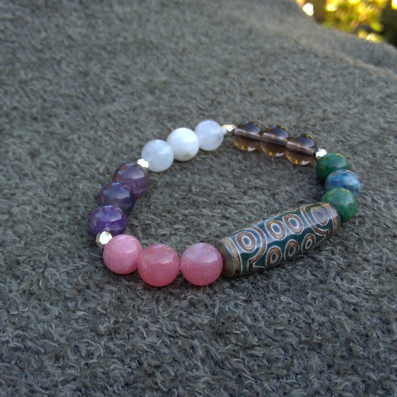 Loss healing bracelet Grief Healing Crystal Bracelet  Right