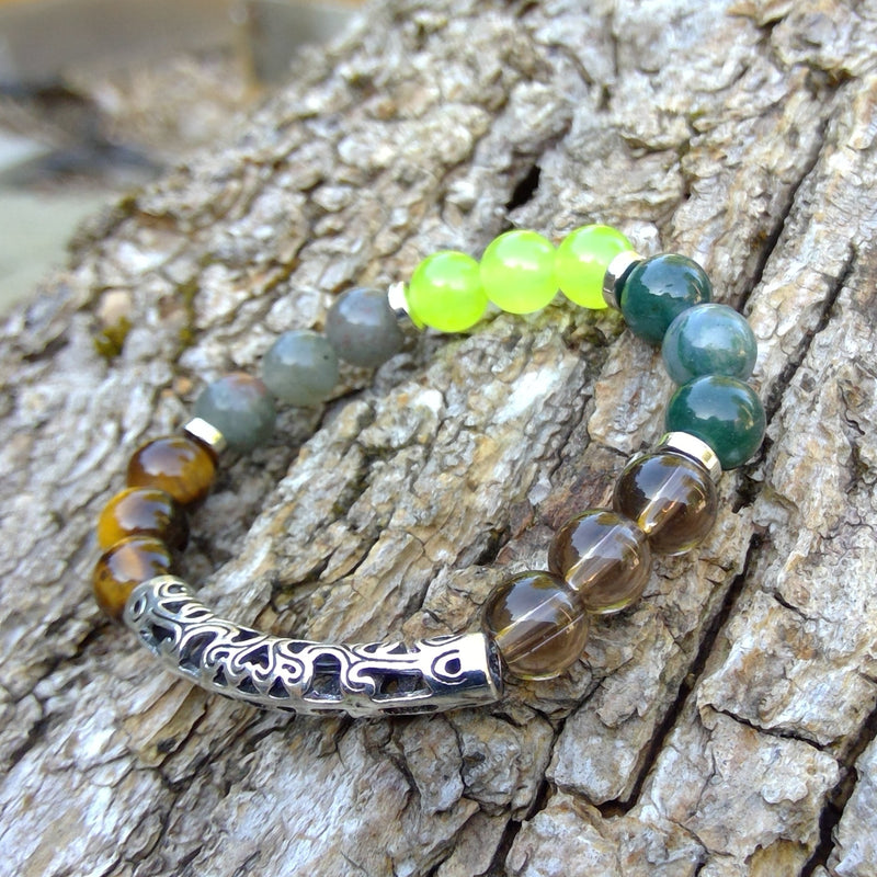 Earth Element Crystal Bracelet Left