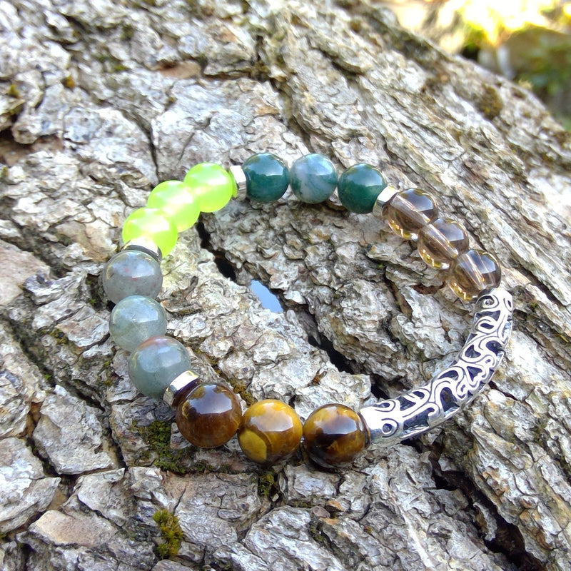 Earth Element Crystal Bracelet Right