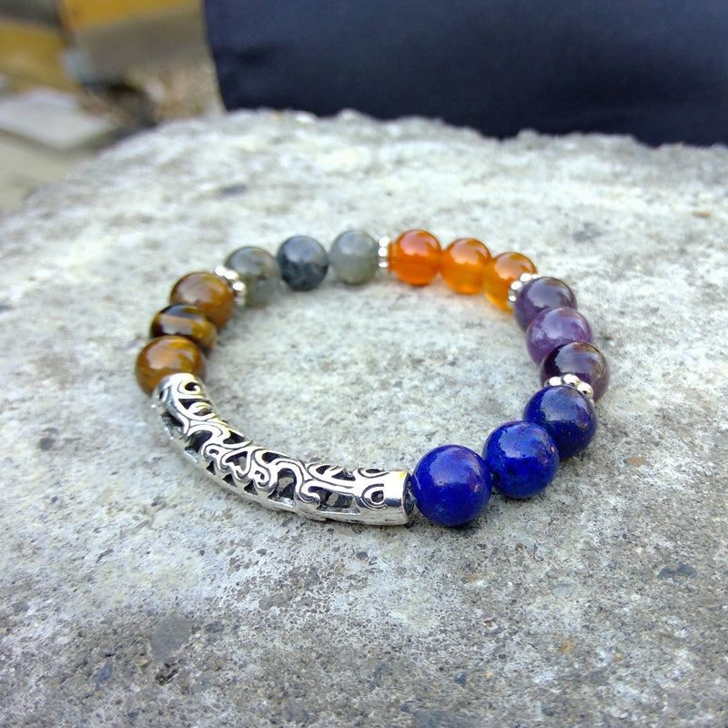 Karmic Debt Protection Crystal Bracelet Left