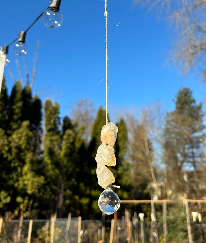 Citrine Crystal Suncatcher