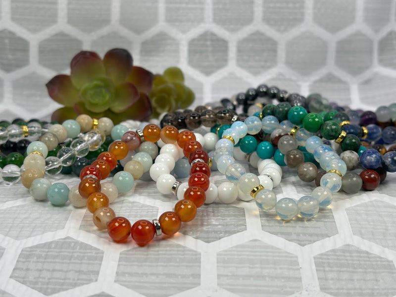 Chrysocolla Crystal Bracelet Handmade