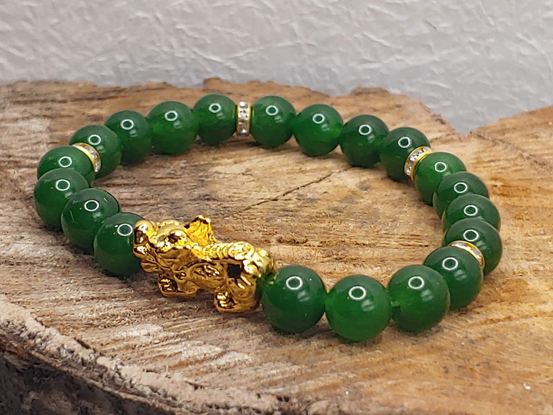 Jade Pixiu Bracelet Left