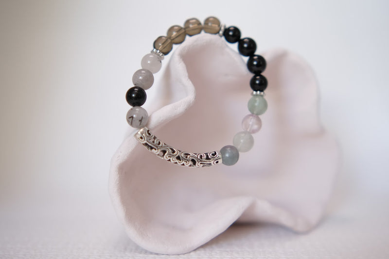 TRAVEL AND ACCIDENT PROTECTION CRYSTAL BRACELET